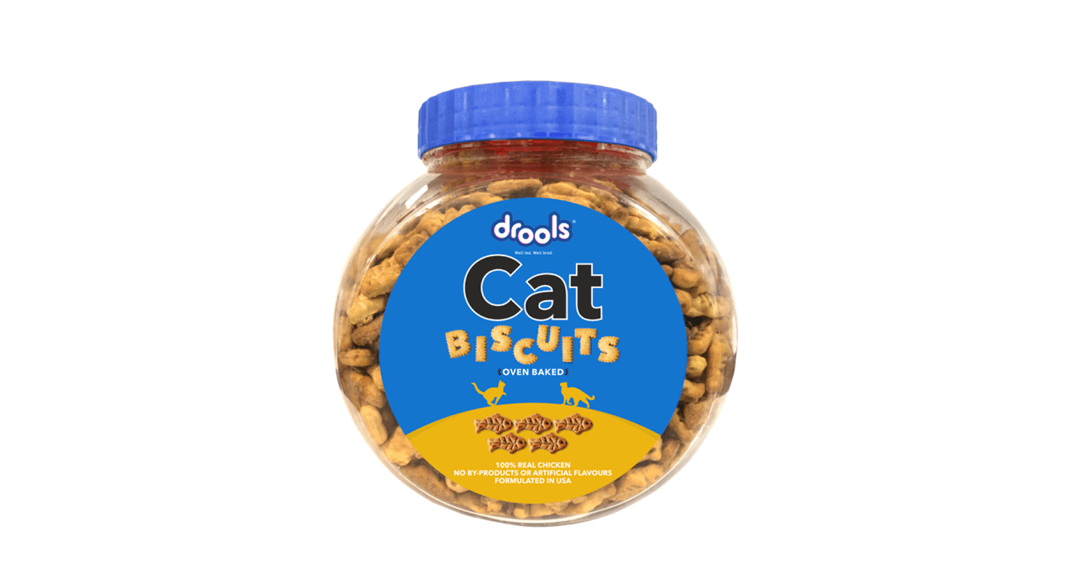 Drools Cat Biscuits Oven Baked (Real Chicken)