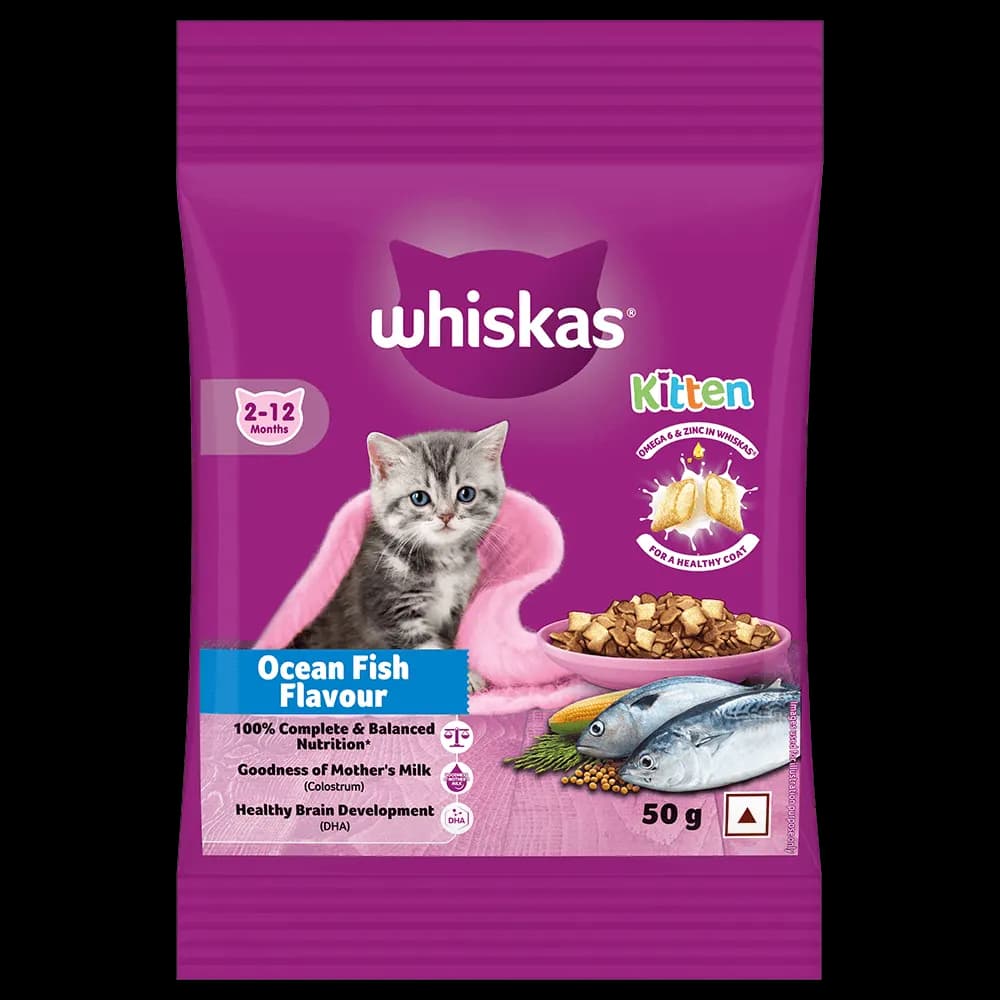 Whiskas Kitten Dry Food Ocean Fish