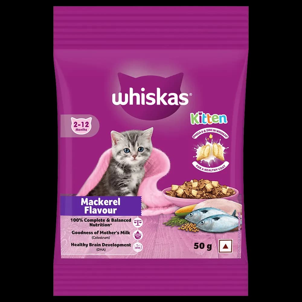 Whiskas Kitten Dry Food Mackerel