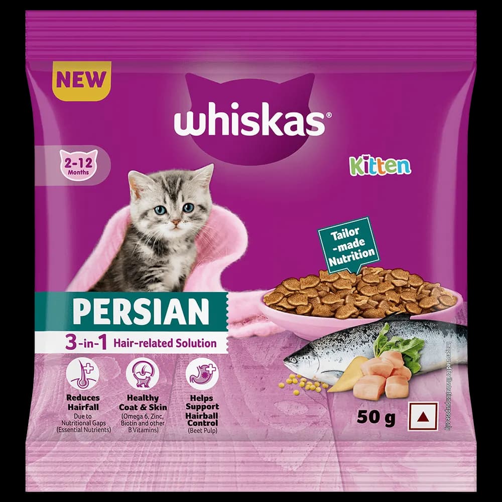 Whiskas Kitten Persian Dry Cat Food